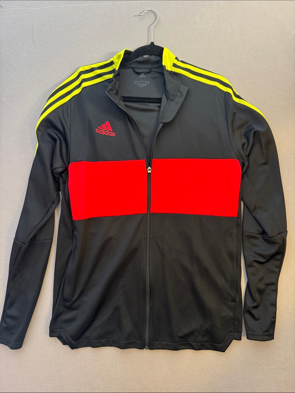 Adidas Primegreen Track Jacket L Yellowjackets Wardrobe